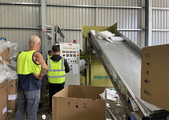 greenmax packaging polystyrene recycling solution